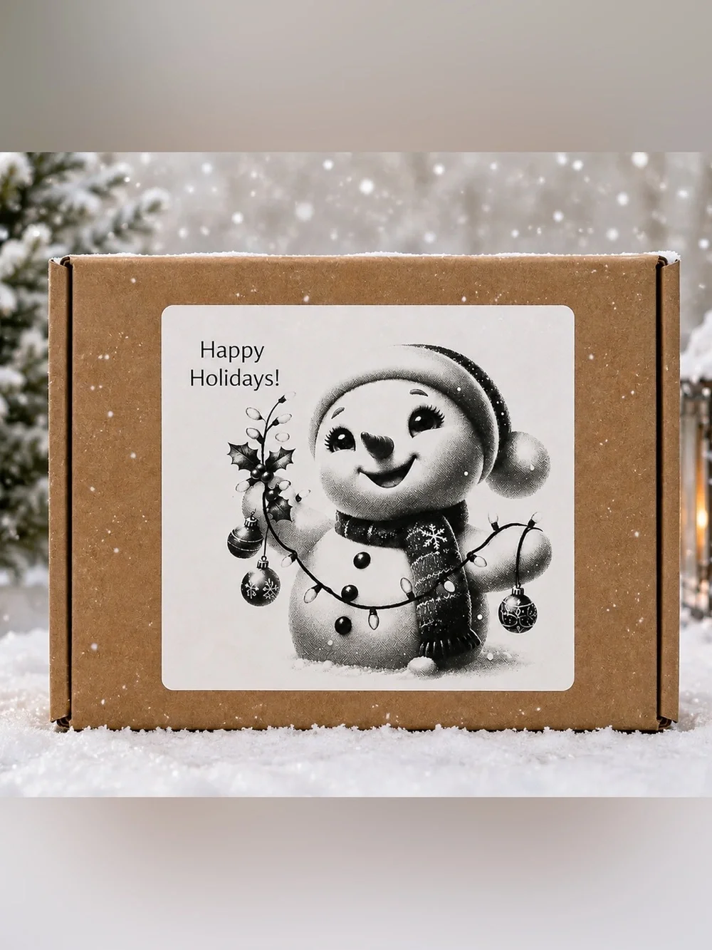 Funny Festive Christmas Stickers 3”x3”-100ct.